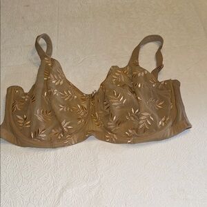 Panache Tan Lace Underwire Bra SZ 30 JJ
